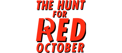The Hunt for Red October logo for Commodore 64